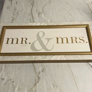 Mr. & Mrs. Sign